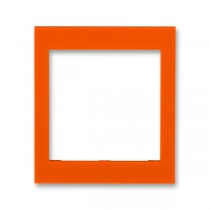3901H-A00355 66  Rámeček jednonásobný s otvorem 55×55, střední, oranžová